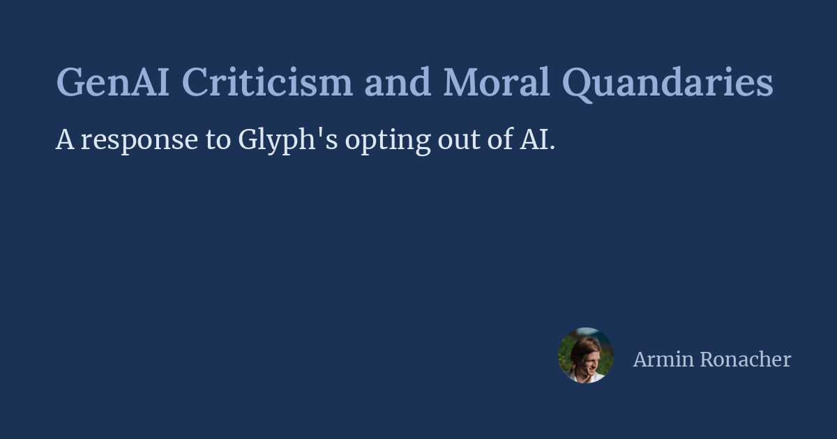 生成性人工智能的批评与道德困境